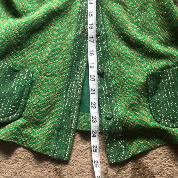 VTG | 70s metallic green and gold medium - Picture 13 of 16